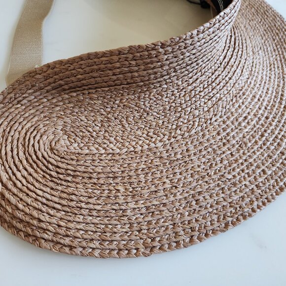 NWT Helen Kaminski Maris Raffia Visor Hat ☀️(#168) - Picture 4 of 13